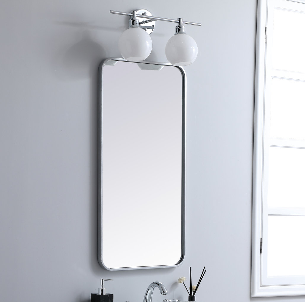 Sabine Accent Mirror, Silver, 36" x 18"