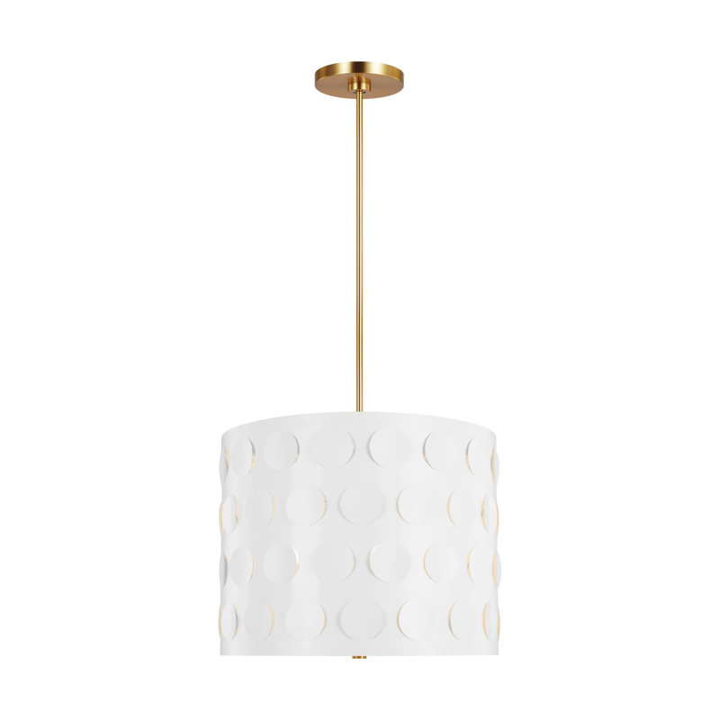 Dottie 3 - Light Chandelier, Burnished Brass