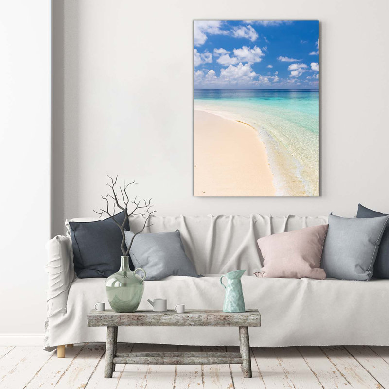 Maldives Beach - Wrapped Canvas Print
