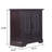 Multifunctional Ox Blood Red Mdf Sideboard With Adjustable Storage