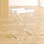 Kline Tray Top Cross Legs End Table-27309136-27309137