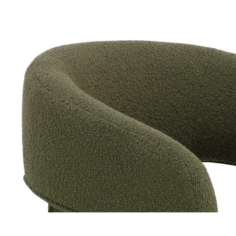 Isidore Upholstered Dining Chair, Copenhagen Olive