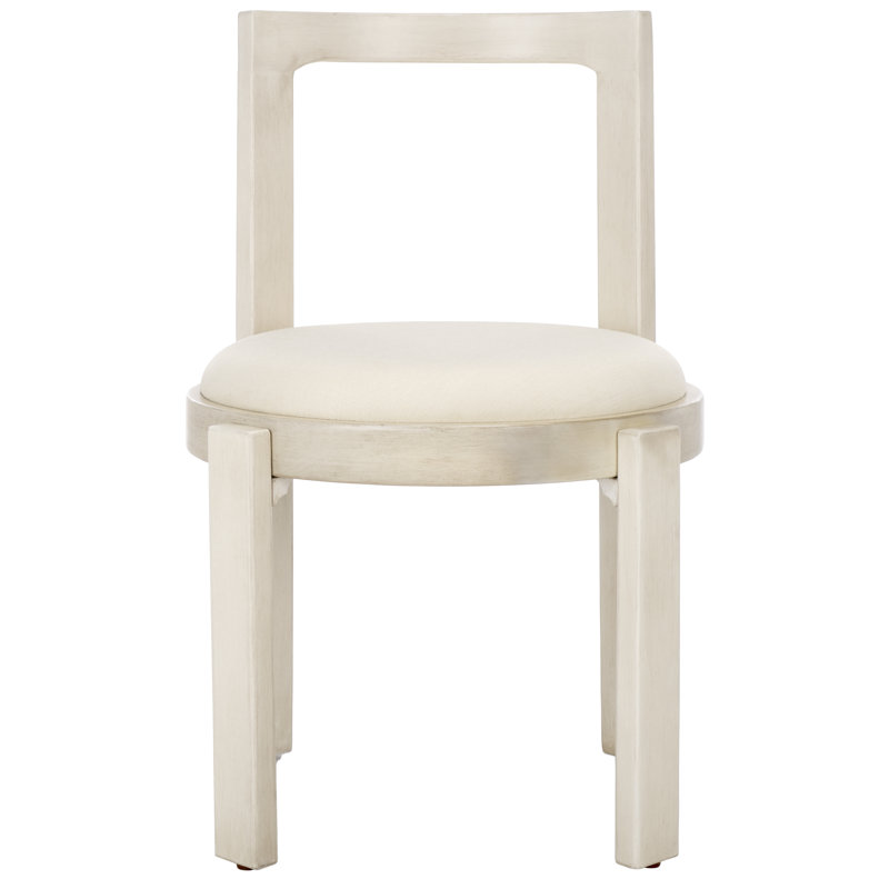 Ghiorghe 18.897637795275593'' H Upholstered Side Chair, Ivory