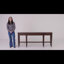 Skinny 76" Solid Wood Console Table