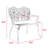 Patio Bench (White)