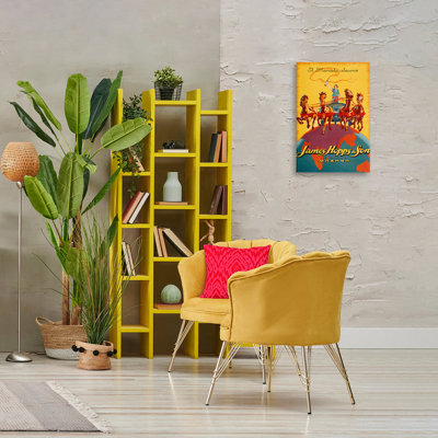 Publicité antique sur toile, par Marcus Jules