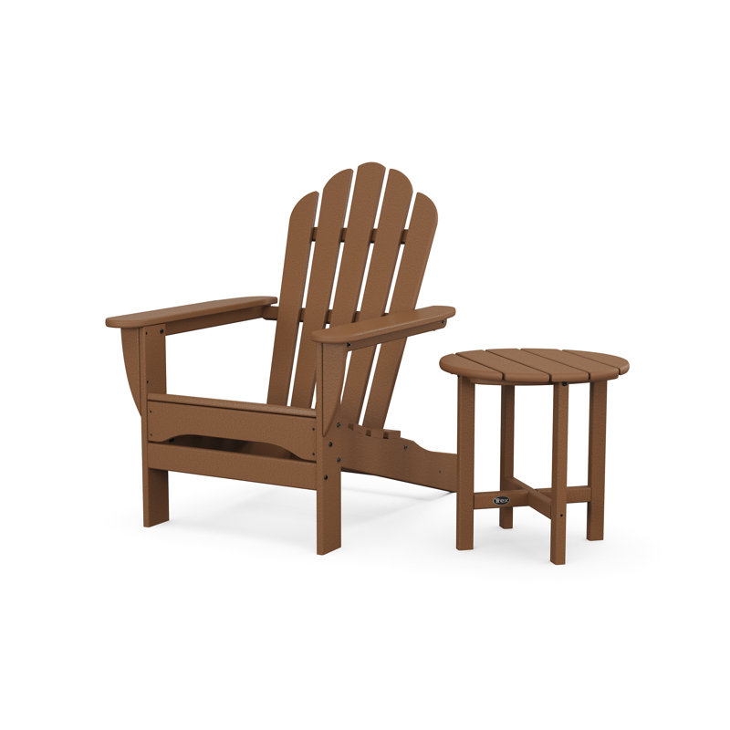 Monterey Bay Adirondack Chair with Side Table, Tree House