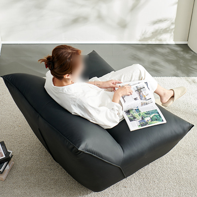 Comfortable rotating home lounge chair, Black