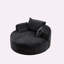 Chaise longue en chenille Hsuan 55 po, aucun assemblage requis-1768128768