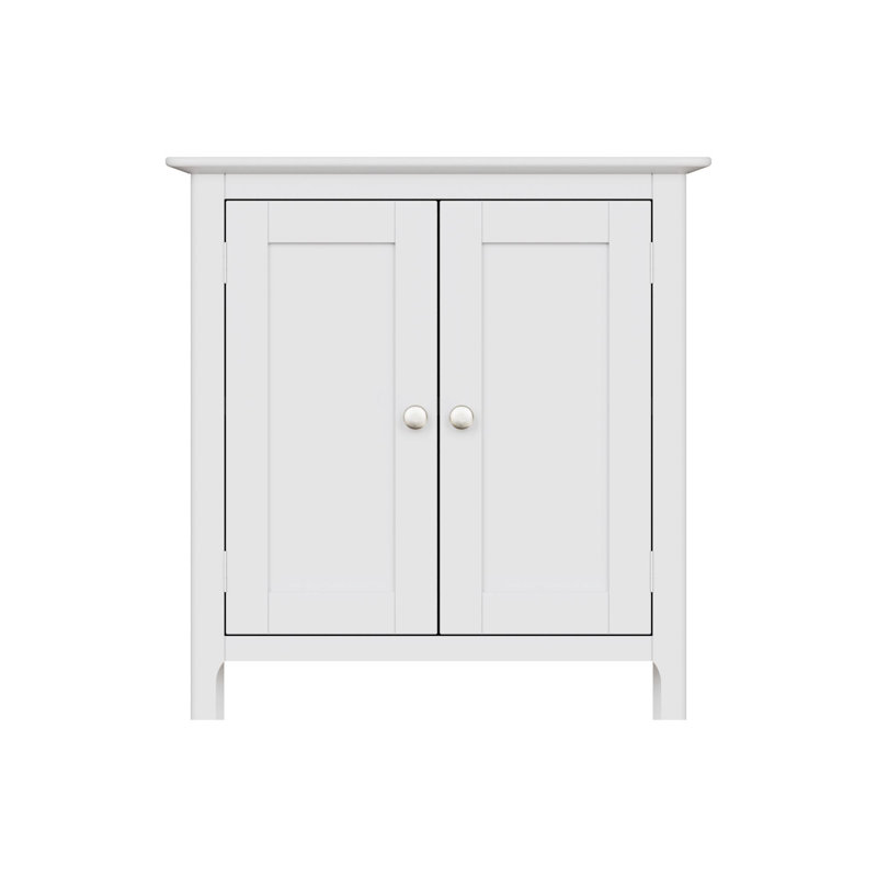 Palma 2 Door Compact Sideboard Buffet in Putty or Ivory White, Putty