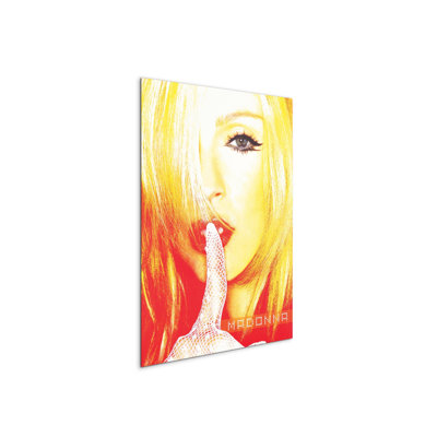 Homage to Madonna Iconic by Art Studio 77.5cm H x 58cm W MetalArt Materic Aluminum Satin Effect, Frameless Panel, Lightweight Ready to Hang