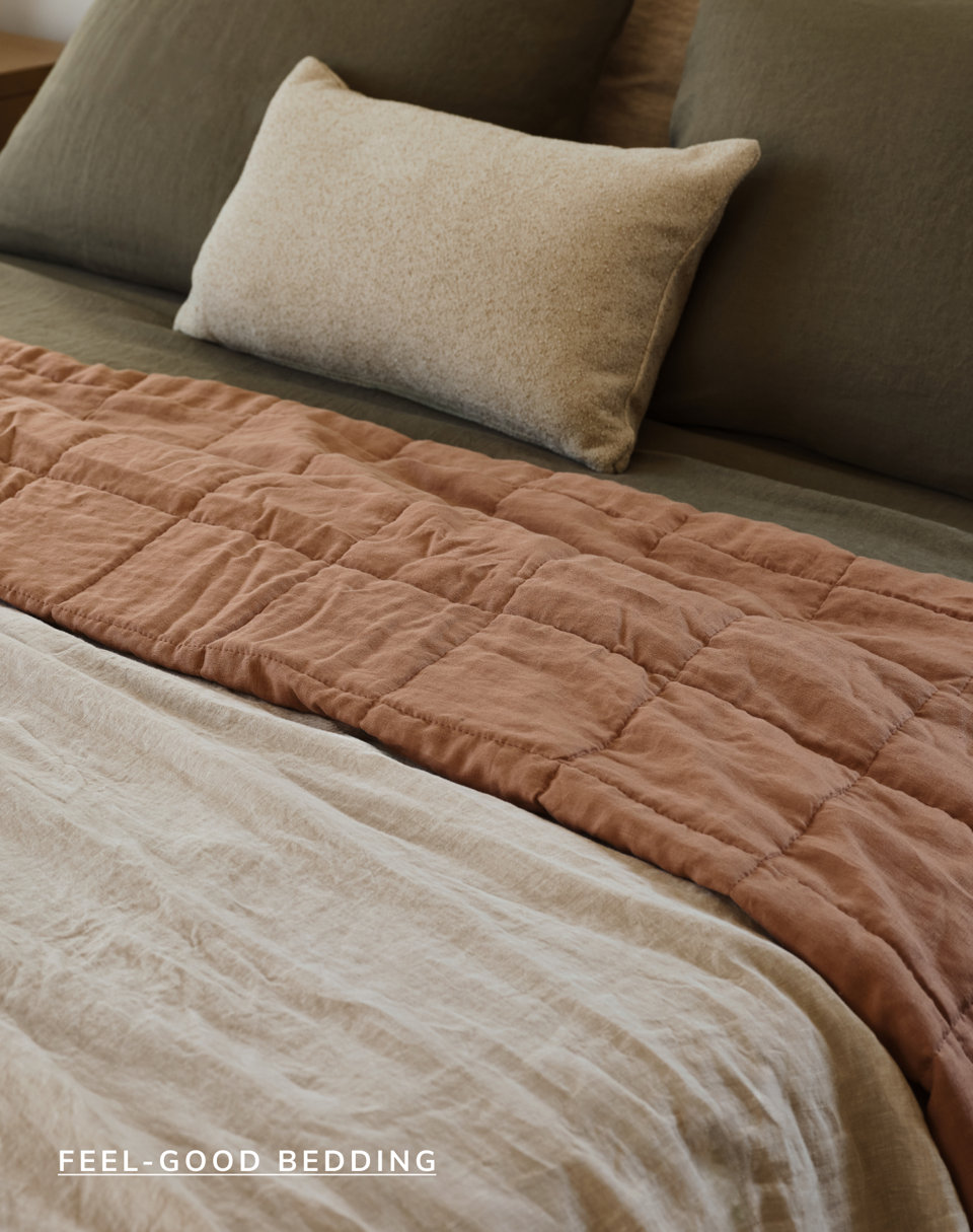 Feel-good bedding.