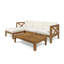 ENSEMBLE DE CANAPÉ ALCOVE LSHAPE, BEIGE-128398513-128398514