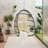 Outdoor Garden Rattan Egg Swing Chair with Steel Frame, Comfortable Cushion, and Handwoven Design for Relaxation-129006272