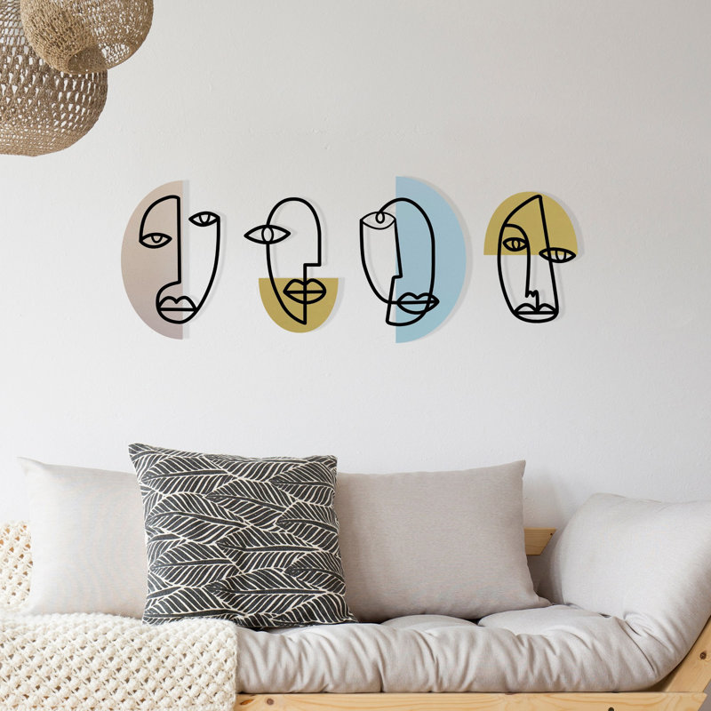 Elegant Decorative Metal Wall Accessory, 62.6 x 22.8 inches | Durable Metal (Thickness: 0.05 inches) & Wood (Thickness: 0.12 inches) | Perfect for Home Decor, Living Room & Office Accent, Stylish and Modern Design