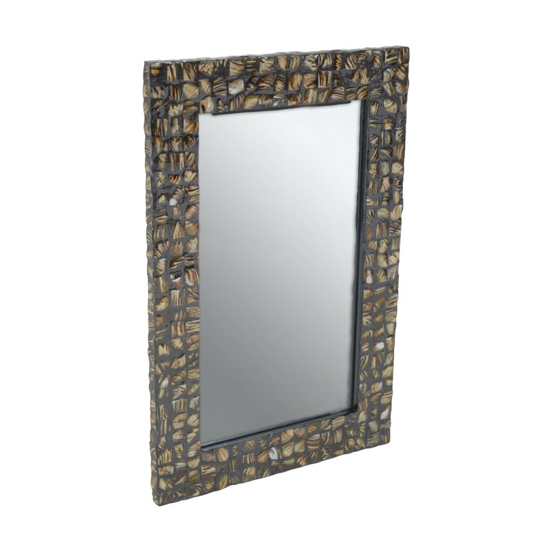 Erroll Shell Flat Wall Mirror