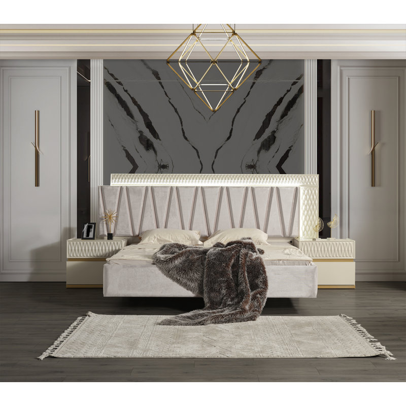 Ryant Upholstered Platform Bed, King