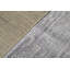 Wool Striped Area Rug in Light Gray