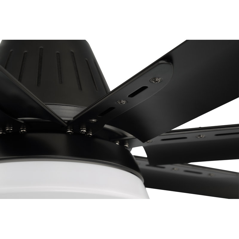 Ventilateur de plafond 72 po avec pales et ensemble d'éclairage 72 po, Dos plat