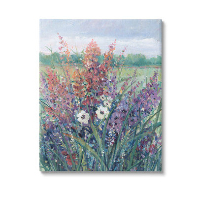 Spring Meadow Florals Canvas Wall Art Design By Tim Otoole