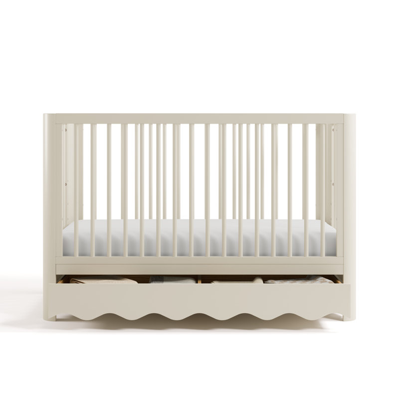 Casablanca 5-In-1 Convertible Crib With Mattress, Frosted Oat