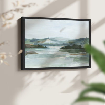 Misty Cove II -Framed Print - Restickable