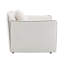 Fauteuil Yolanda en chenille avec coussin