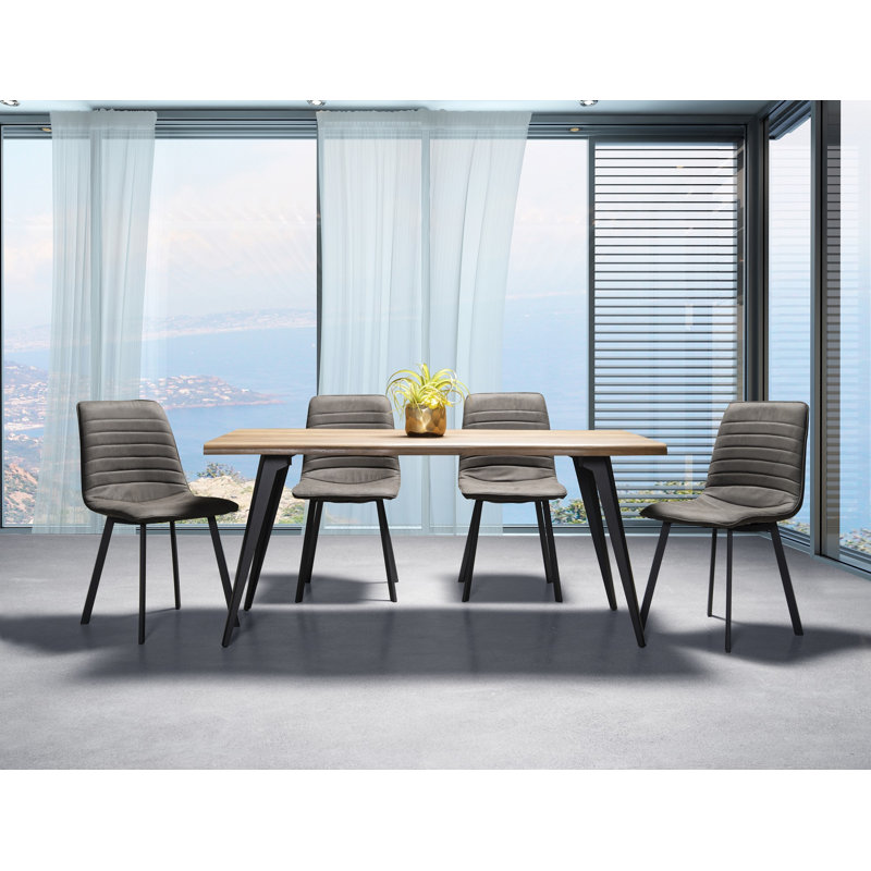 Chaise d'appoint Manahan en gris