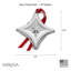 2024 Silver-Plated Star Ornament, 3rd Edition