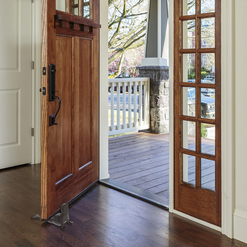 Butoir de porte grenouille en fonte - Cale de porte de plancher robuste sans perçage