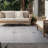 Diana Geometric Gray & Cream Indoor / Outdoor Area Rug 5x7 - ( 5'3'' x 7'3'' )-1955293278