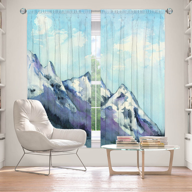 Rideau simple obscurcissant avec passe-tringle Rocky Mountains, L 40 po x L 82 po
