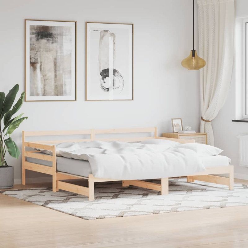 Solid Wood, 80 x 200cm, Brown
