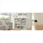 Tablettes de rangement multifonctionnelles à 8 couches en MDF blanc et blanc pour la maison et le bureau