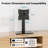 1Home Single Screen Desktop Mount