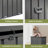 Creationstry Waterproof Outdoor Lockable Storage Deck Box,Large Patio Storage Bin with Throw Pillows-98241784-98241778