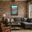 Paysages et paysages urbains Paysage urbain avec lac et montagnes-695651784