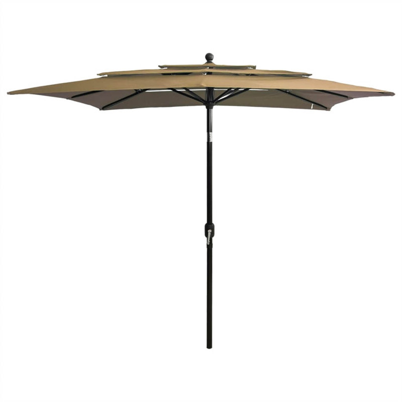 Lilyanna Market Parasol, Taupe