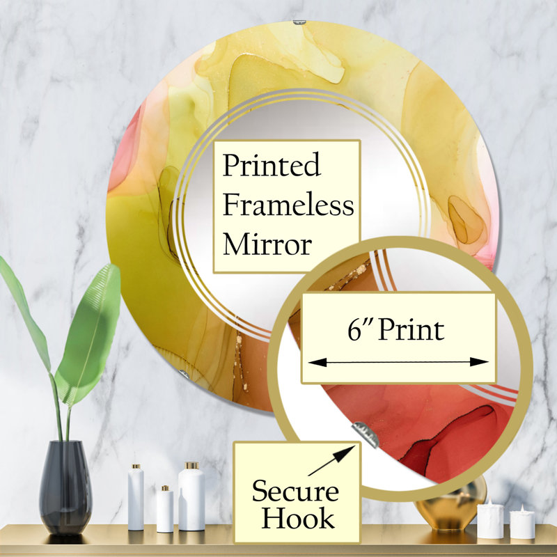 Miroir de salle de bain sans cadre, 32 po x 32 po
