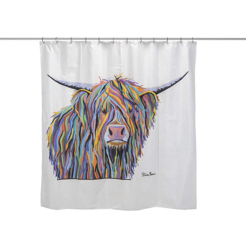 Rideau de douche Angus McCoo Art par Steven Brown