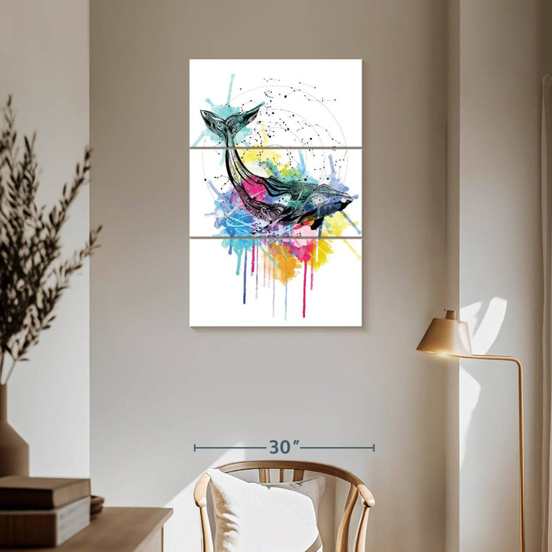 Brampt Whale, 57" H x 36" W