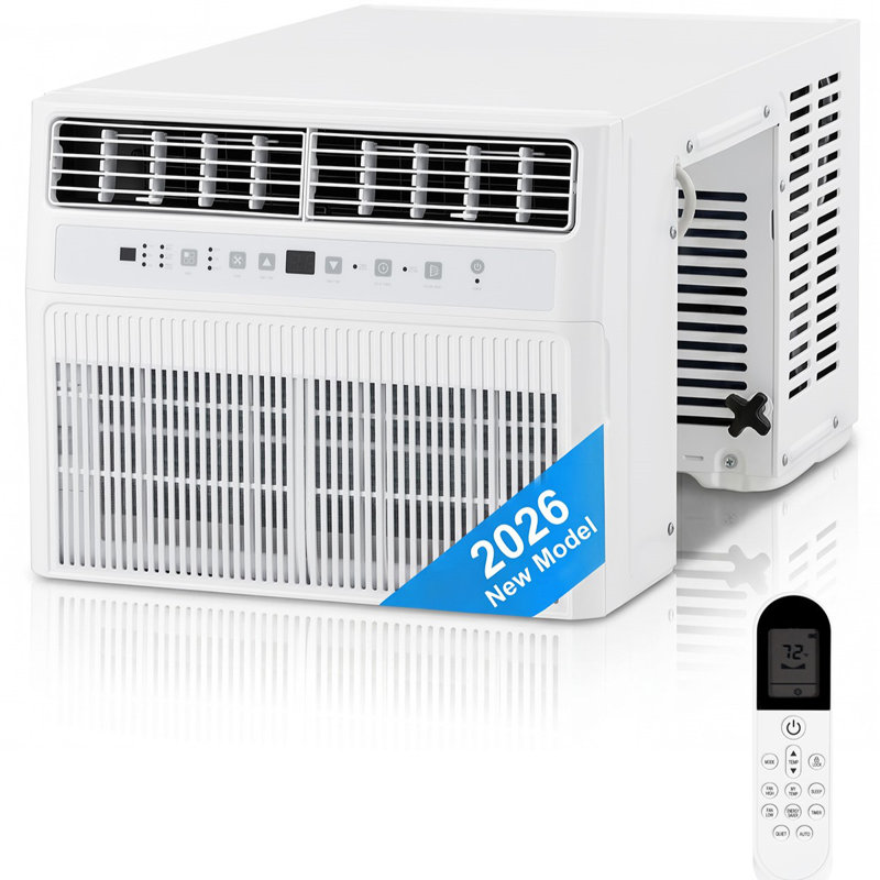 Climatiseur de fenêtre en U avec télécommande, 12 000 BTU