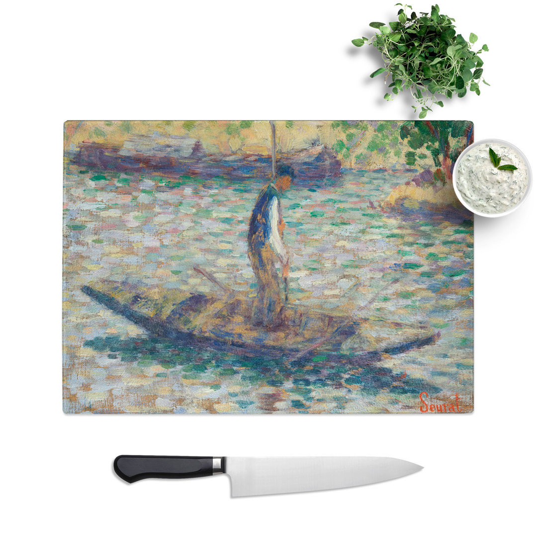 A Fisherman by Georges Seurat Chopping Board