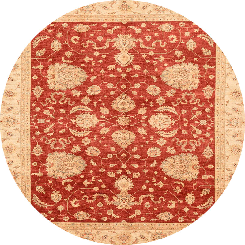 Tapis abstrait moderne 3665, Rond 8 pi