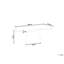 Garden Dining Table SPOLETO 200 cm 110 cm Beige