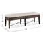 Banc de rangement rembourré avec tiroir Aronoff-86452511