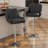 4PCS Adjustable Barstools Swivel PU Counter Height Stools For Pub, Dining Room-2037790066