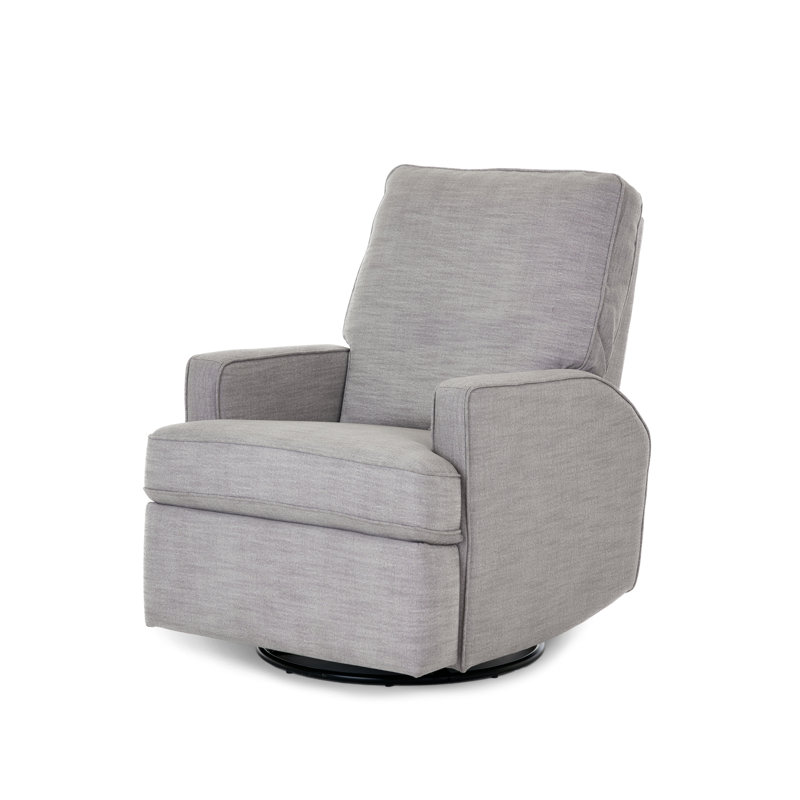 Madison Swivel Glider Reclining Chair, Pebble