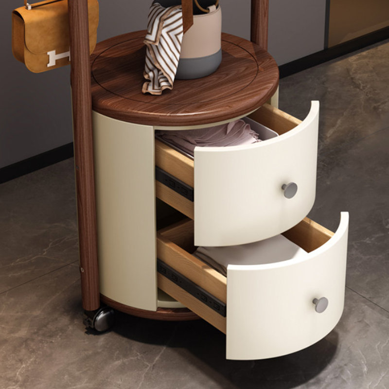 Portemanteau roulant avec acier inoxydable