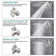 10 Inch All Metal Rain Dual Shower Head